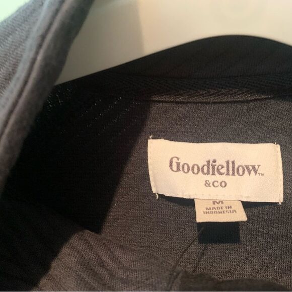 Goodfellow & Co Medium Gray Crewneck Sweater with Textured Knit - Picture 3 of 4